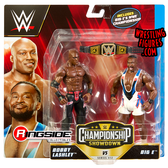 Big E & Bobby Lashley - WWE Showdown 2-Packs 12 WWE Toy Wrestling Action  Figures by Mattel!