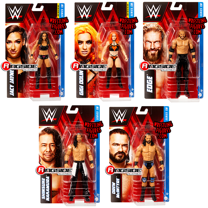WWE Series 138 Toy Wrestling Action Figures by Mattel! This set