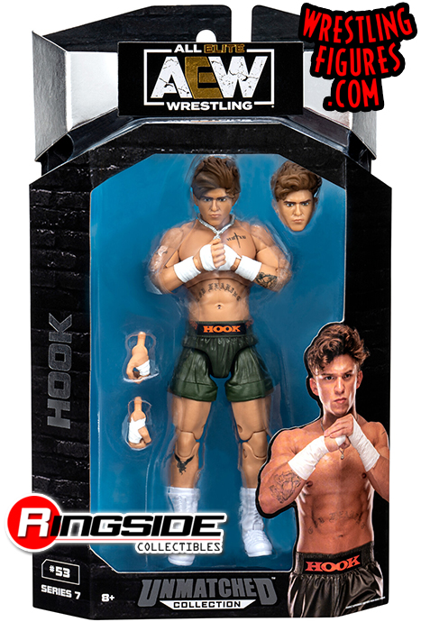 1 of 3000 AEW Hook Elite Wrestling Action Figures WWE Figurines