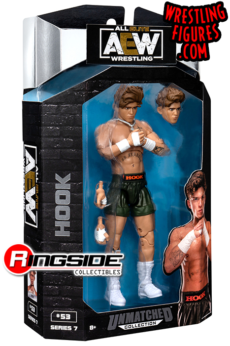 Figura Hook Aew Ringside Exclusive Ftw Champion Peleador Luc