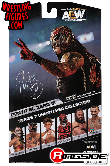 Penta El Zero M - AEW Unmatched Series 7 Toy Wrestling Action