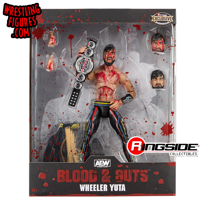 Wheeler Yuta (Forged in Combat) - AEW Ringside Exclusive Toy Wrestling Action  Figure by Jazwares!