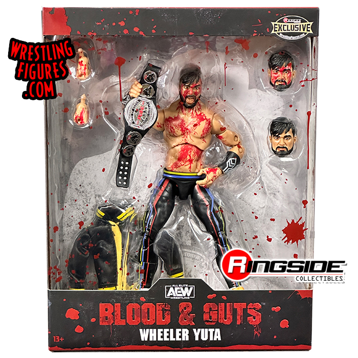 Wheeler Yuta in Combat) AEW Ringside Exclusive Toy Wrestling Action Figure by Jazwares!
