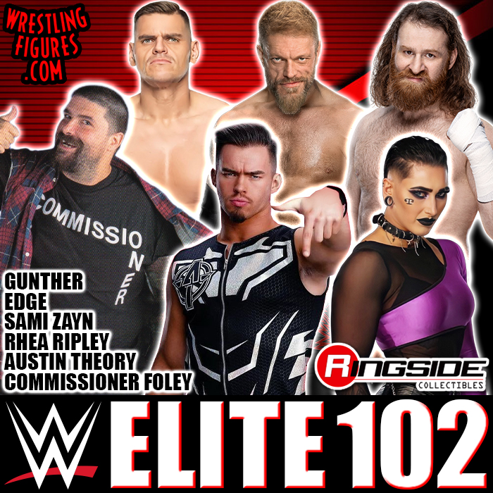 WWE Elite 102 Complete Set of 6 WWE Toy Wrestling Action Figures by