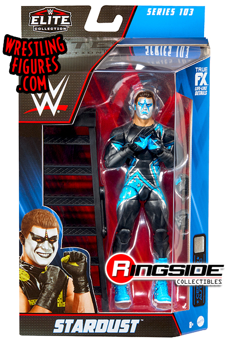 Chase Variant - Blue) Stardust (Cody Rhodes) - WWE Elite 103 Toy