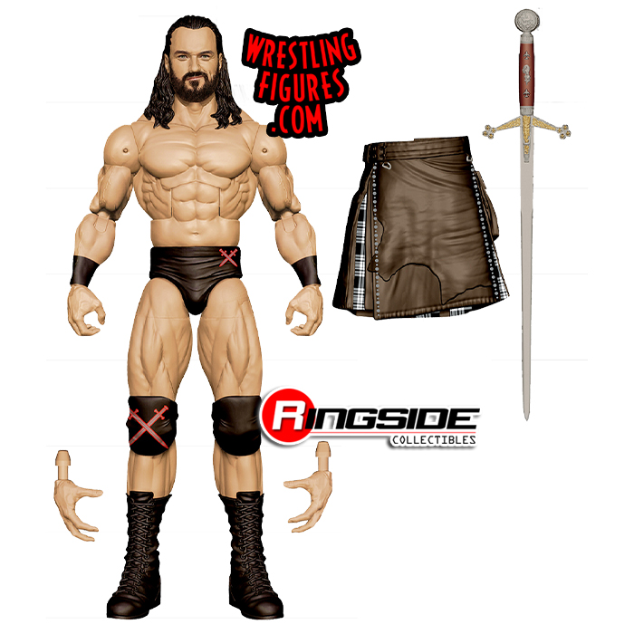 Damaged Packaging Drew McIntyre WWE Elite 104 Ringside