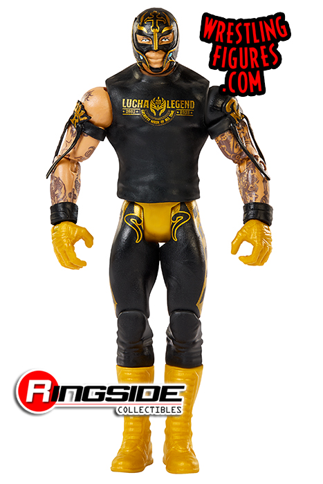 Mattel Action Figure WWE Rey Mysterio Basic Series 140 - 15 Cm Con Articolazioni E Tecnologia TrueFX