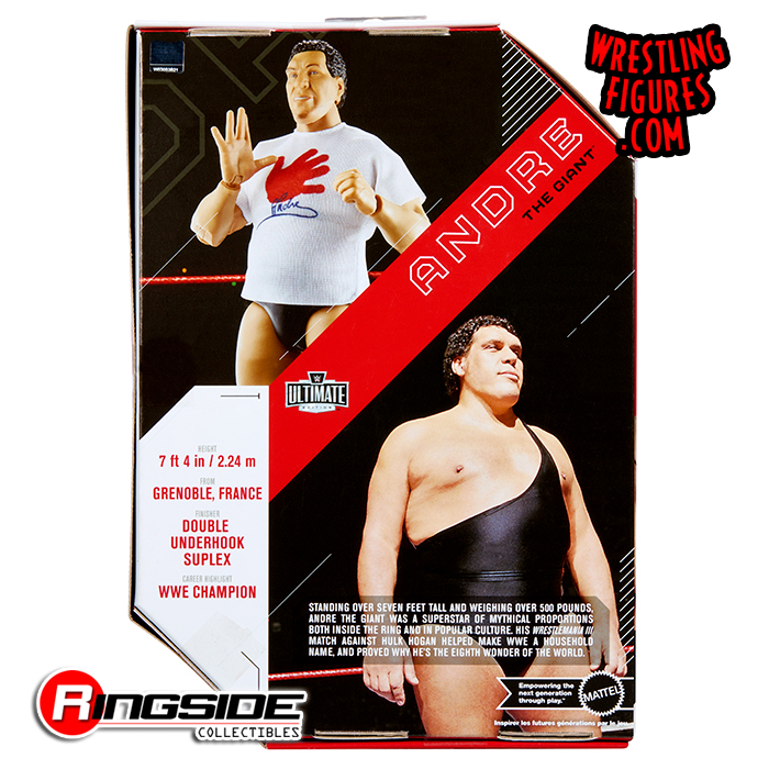 Andre the Giant - WWE Ultimate Edition 17 Ringside Exclusive Toy Wrestling  Action Figures by Mattel!