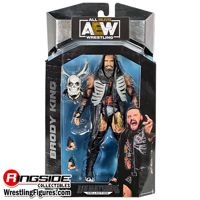 Brody King - AEW Unmatched Series 8 Toy Wrestling Action Figure by Jazwares!
