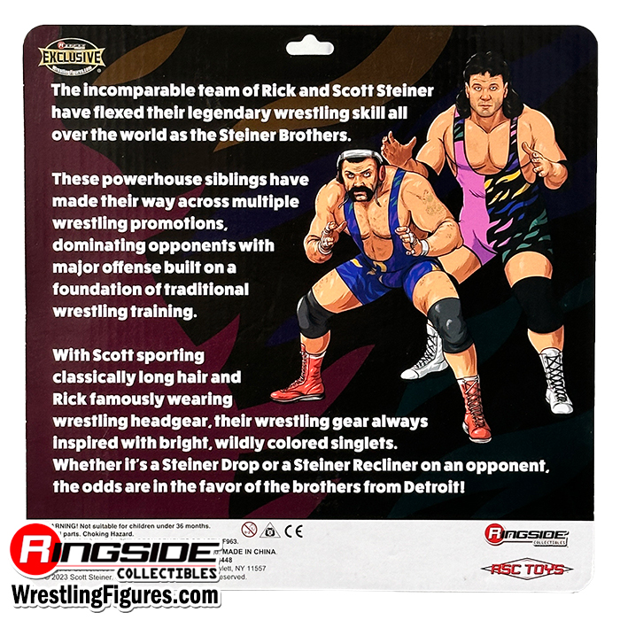 Steiner Brothers WWE Ultimate Edition 2-Pack – Scott & Rick Steiner, Mattel, Brand New