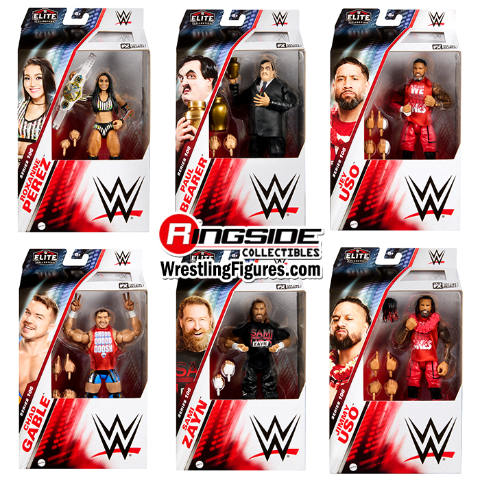 WWE Elite 104 - Complete Set of 6 WWE Toy Wrestling Action Figures by  Mattel! This set includes: AJ Styles, Drew McIntyre, Solo Sikoa, Dakota  Kai, Bron Breakker & Rick Steiner!