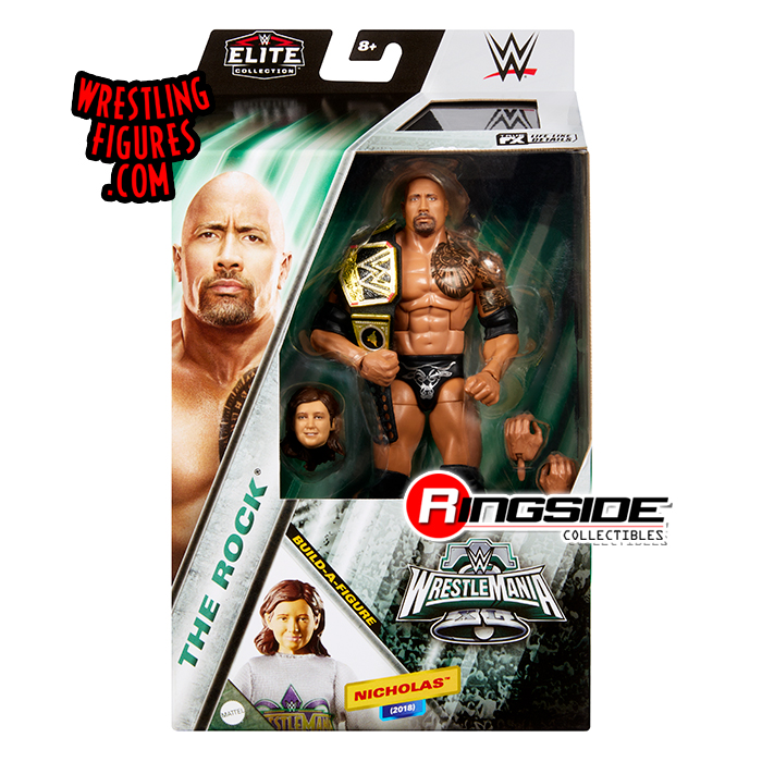 WWE WrestleMania Elite 2023 Wave 1 The Rock Action Figure