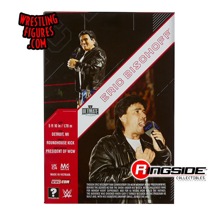 WCW Nitro Real Scale Wrestling Ring Playset w/ Eric Bischoff