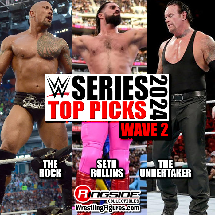 WWE Series Top Picks 2024 (Wave 2) Complete Set of 3 WWE Toy