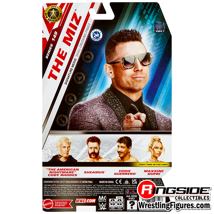 The Miz - WWE Main Event 149 WWE Toy Wrestling Action Figure