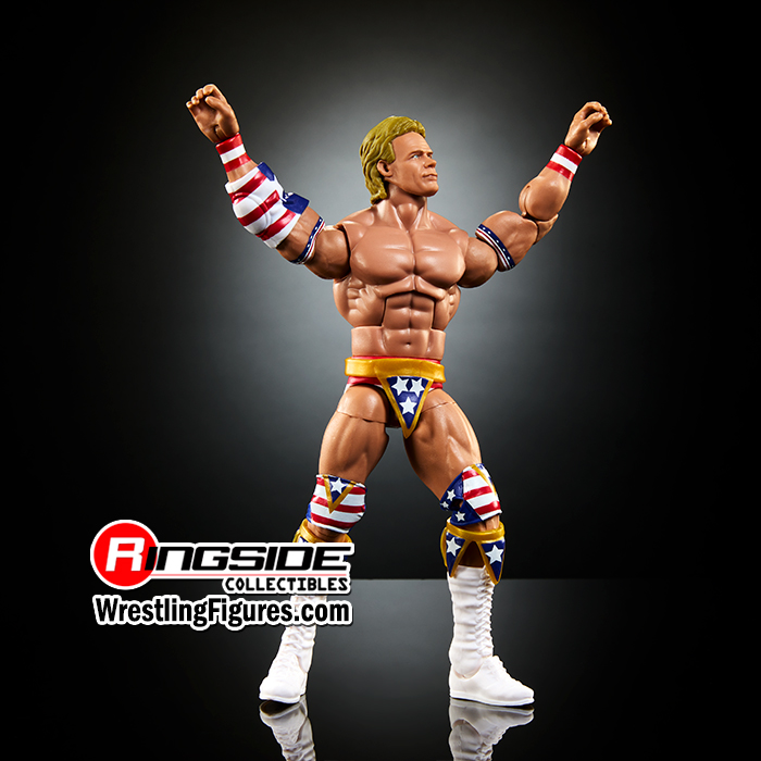 Mattel WWE Elite Collection SummerSlam Lex Luger Action Figure With Accessories & Referee Build-A-Figure Part