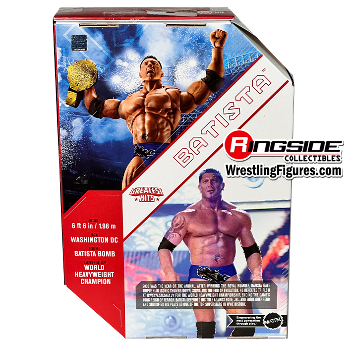 Variant Red Packaging) Batista - WWE Best of Ultimate
