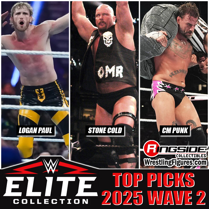 WWE Elite Top Picks 2025 (Wave 2) Complete Set of 3 Toy Wrestling