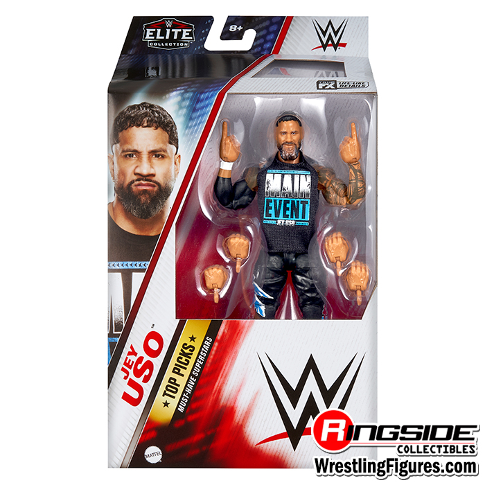 Mattel WWE Ultimate Edition – Action Figure Jey Uso 6 Pollici Con Articolazioni Multiple E Accessori