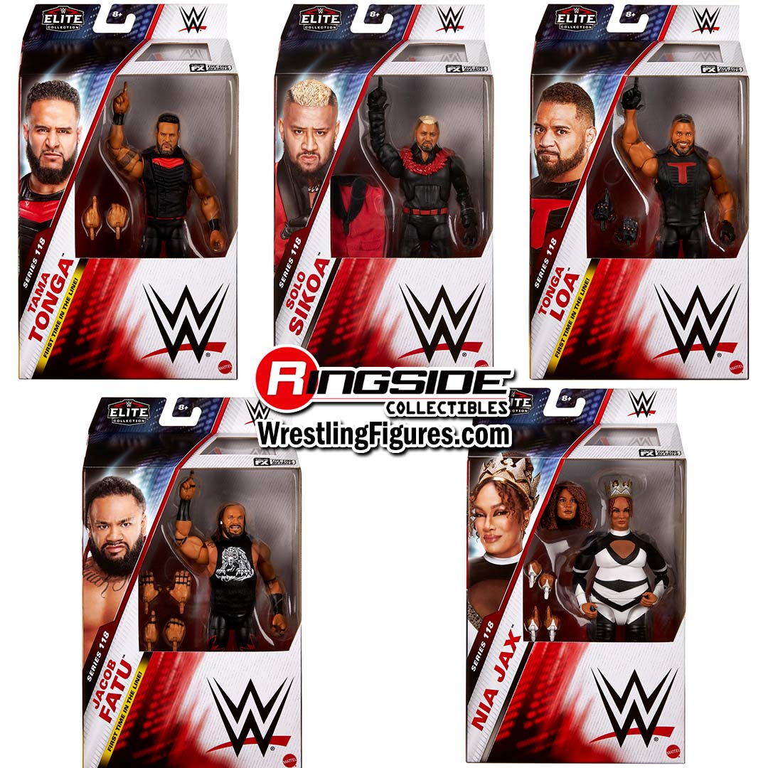 WWE Mattel Elite Series #118 Jacob Fatu Wrestling Action Figure – 1:10 Scale – New