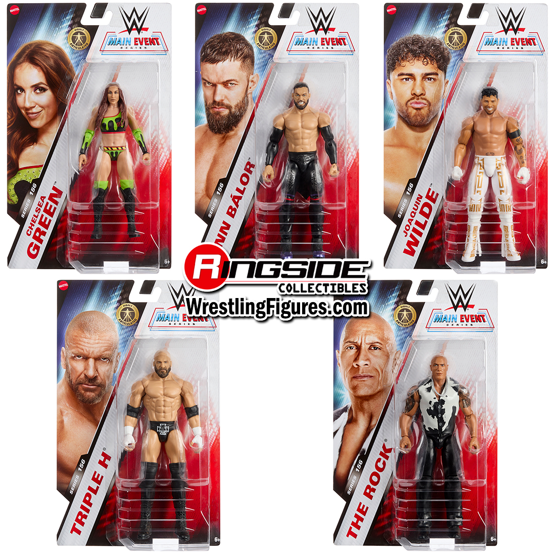 WWE フィギュア セット WWE Main Event 156 Toy Wrestling Action Figures by Mattel