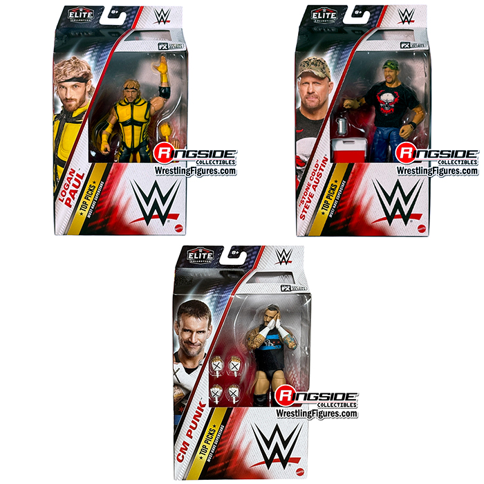 Mattel WWE Top Picks Elite – Juego De Figuras De Acción Y Accesorios, Roman Reigns De 6 Pulgadas Coleccionable Con Manos Intercambiables Anillo De
