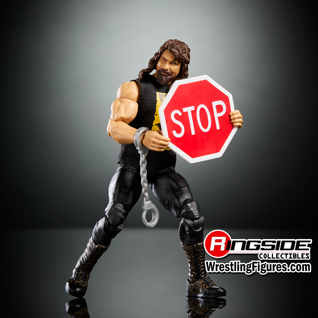 thumbnail interactive-video image 1 of Cactus Jack (Barbed Wire 2x4) - WWE From The Vault Series 6 Wrestling Figure 1 of 4