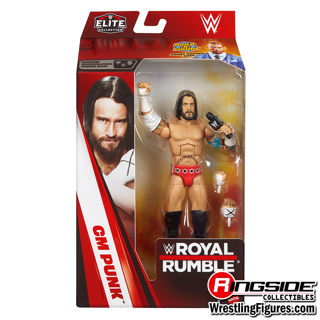 WWE Elite Royal Rumble 2026 - Set of 4 (Punk, Warrior, LA Knight & Cena) image