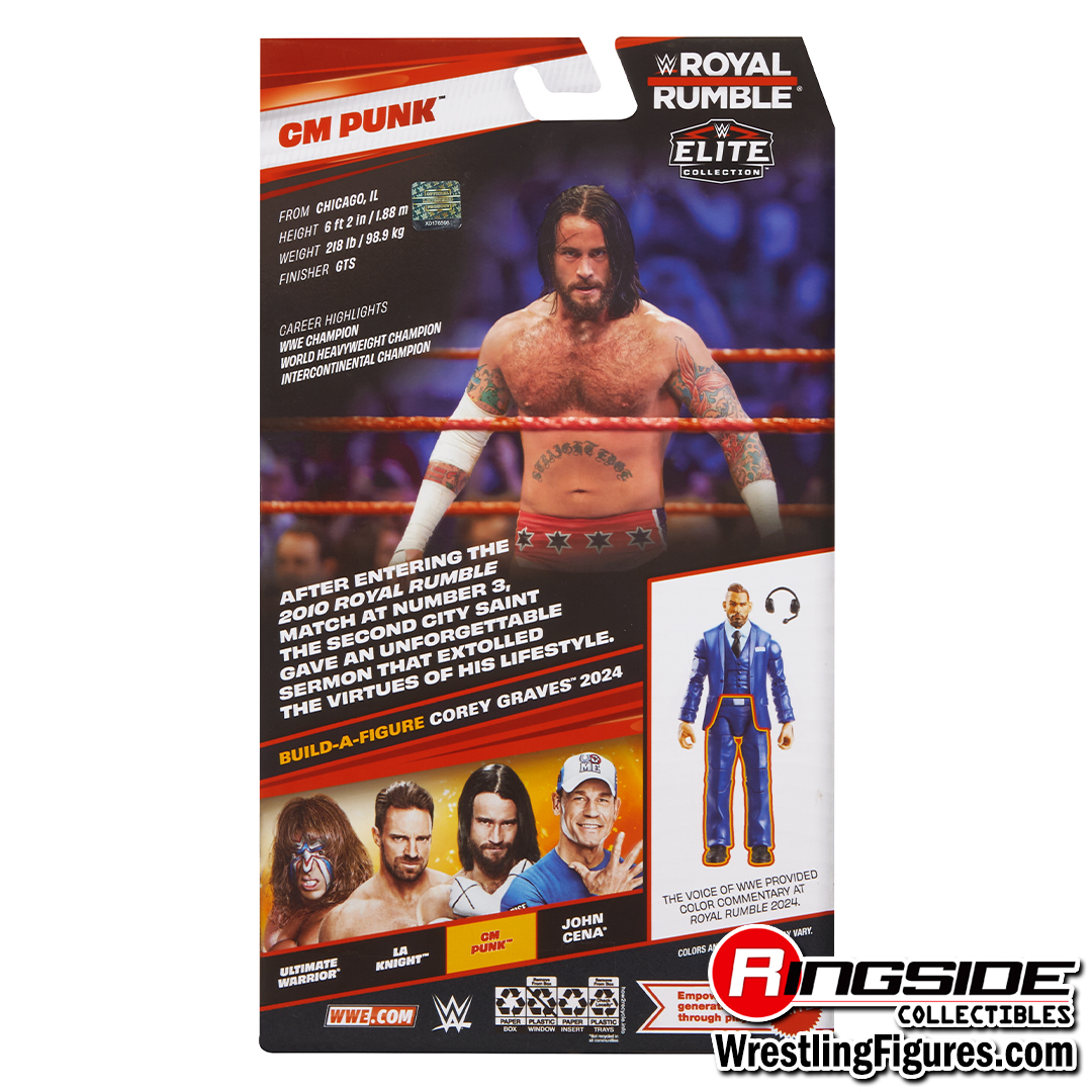 CM Punk (2010) - WWE Elite Royal Rumble 2026 WWE Toy