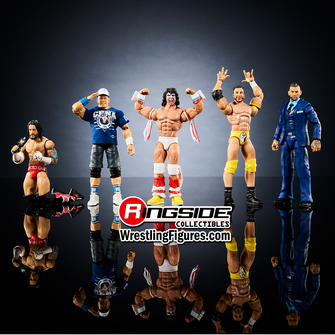 WWE Elite Royal Rumble 2026 - Set of 4 (Punk, Warrior, LA Knight & Cena) image