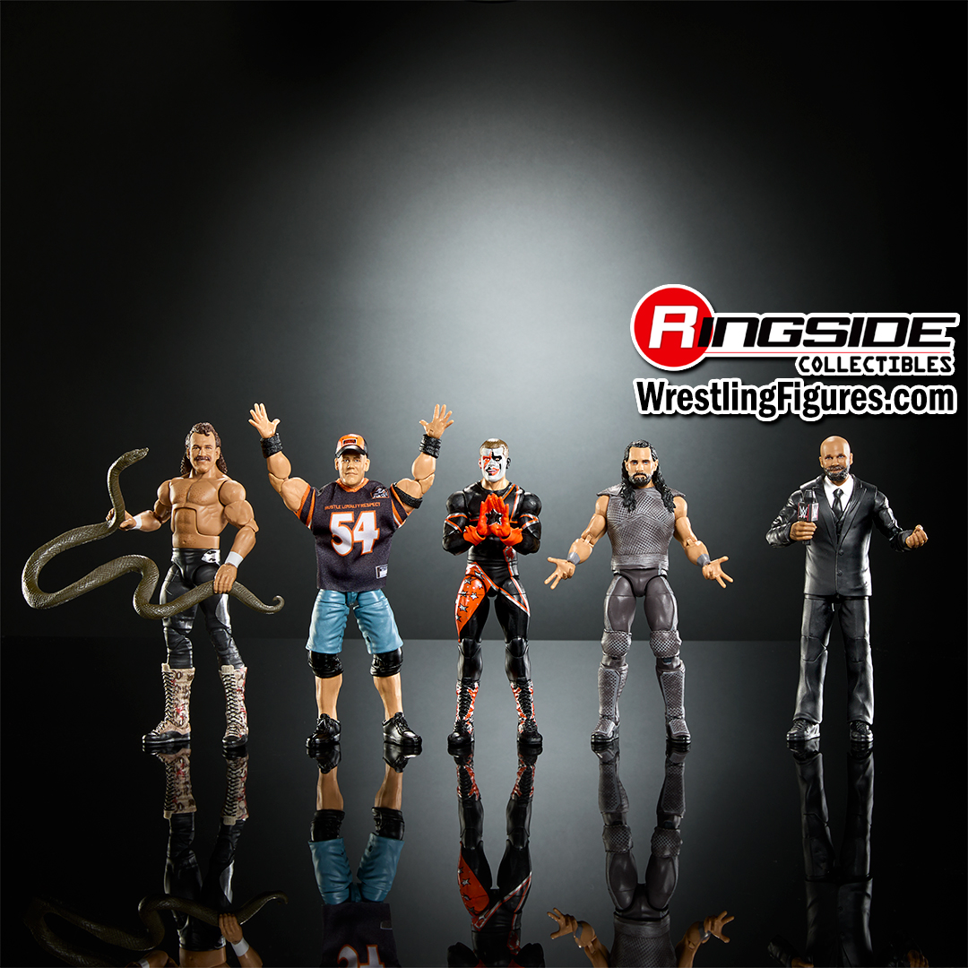 WWE Elite WrestleMania 42 - Complete Set of 4 (Seth, Stardust, Cena & Jake Roberts) image