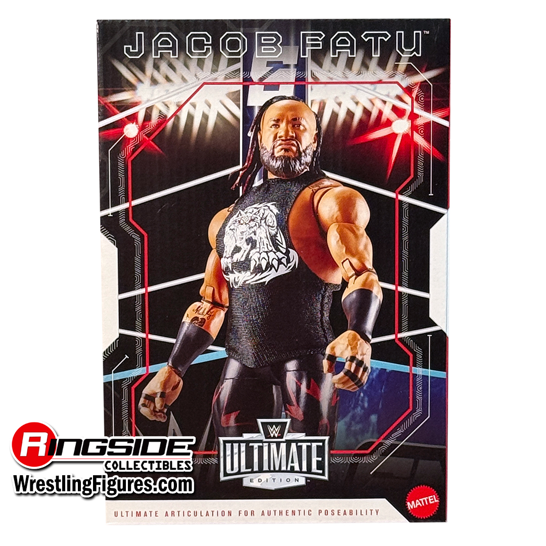 WWE Smackdown Real Scale Wrestling Ring Playset w/ Jacob Fatu Ultimate Edition Exclusive Figure image
