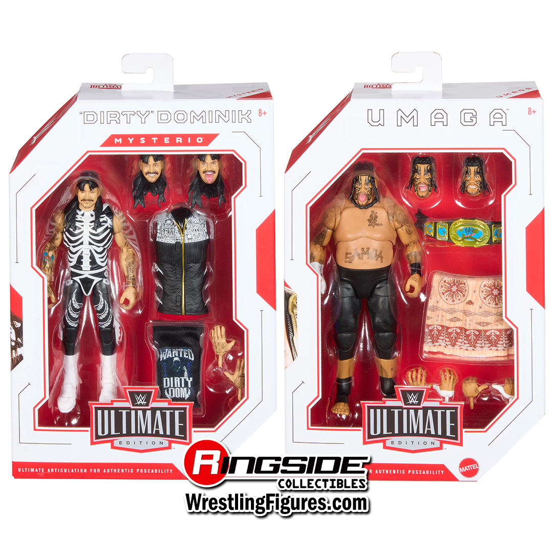 WWE Ultimate Edition 29 (Dominik Mysterio & Umaga) - Complete Set of 2 Image 1