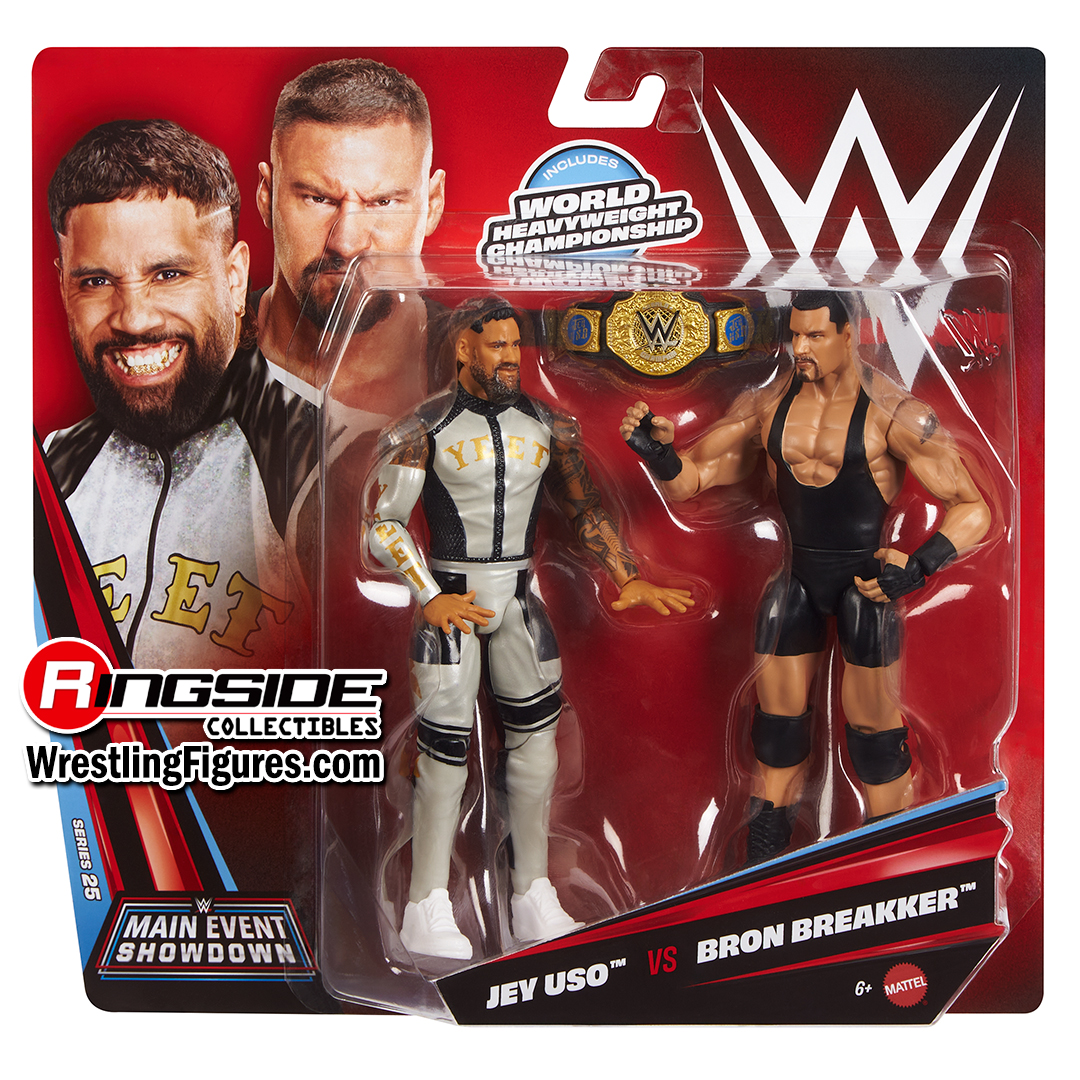 WWE Main Event 2-Packs 25 Toy Wrestling Action Figures by Mattel