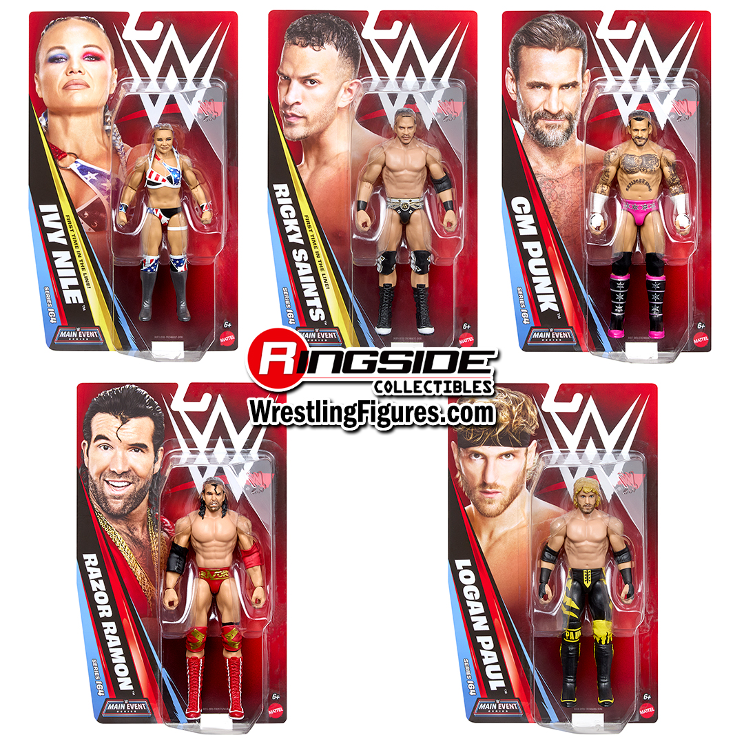 WWE Main Event 164 Toy Wrestling Action Figures by Mattel! This