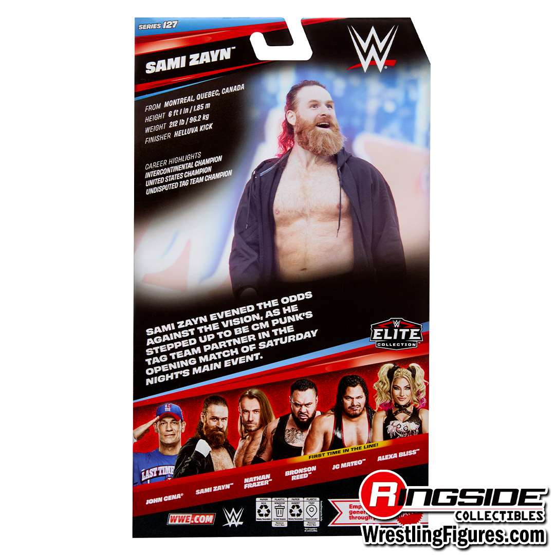 Sami Zayn - WWE Elite 127 Toy Wrestling Action Figure by Mattel!