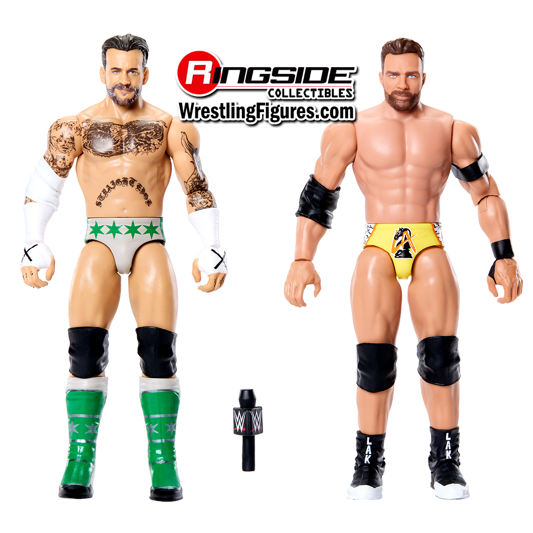 CM Punk & LA Knight - WWE Main Event 2-Packs 29 Toy Wrestling