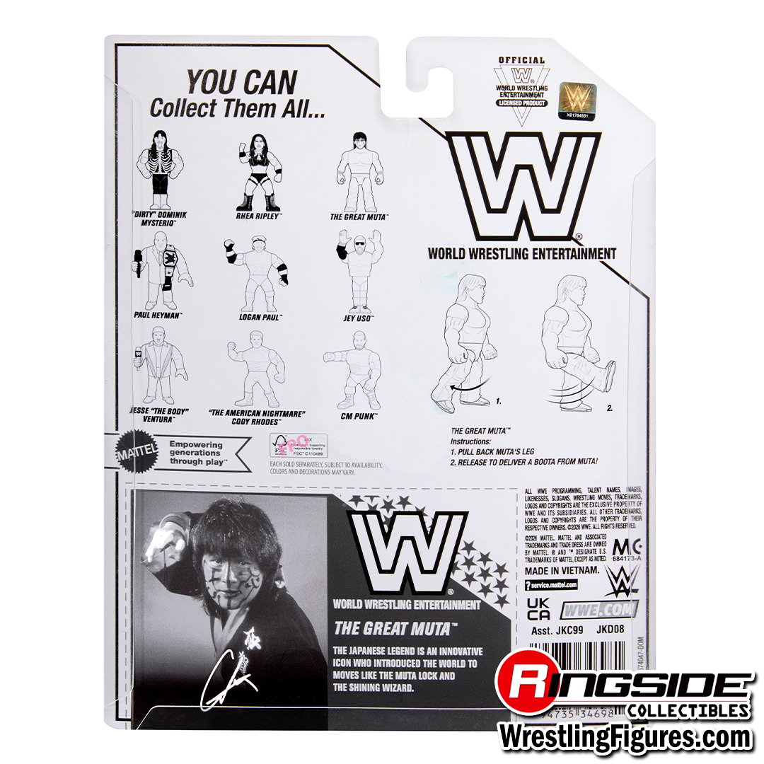 Great Muta (with Mist) - WWE 2026 Retros (Wave 3) Ringside