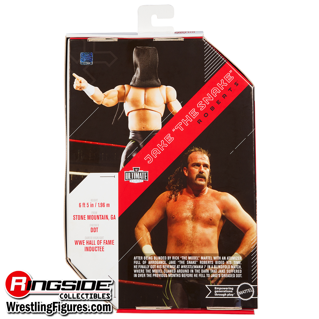 WWE Elite Ultimate Jake Roberts 新品開封のみ Jake Roberts - WWE Ultimate Edition 32 Toy Wrestling Action Figure