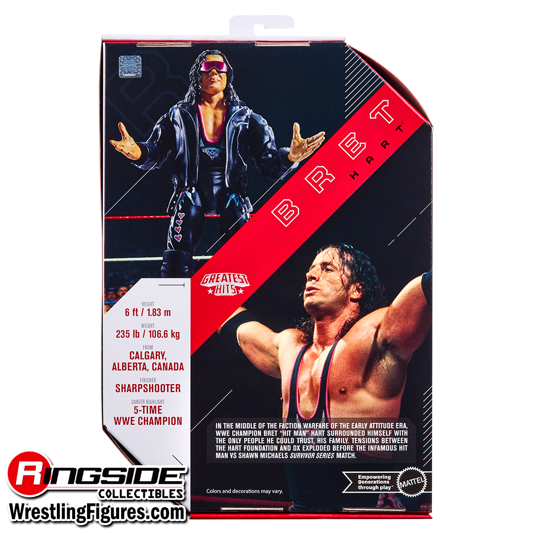 Bret Hart - WWE Best of Ultimate Edition 9 Toy Wrestling Action