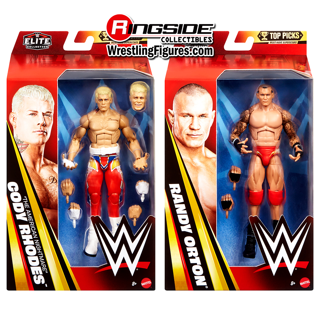 Image WWE Elite Top Picks 2026 (Wave 1) - Set of 2 (Cody Rhodes & Randy Orton)