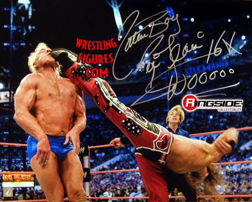 Ric Flair Autographed 16x20 In Ring Photo with Insc JSA Auth *White 