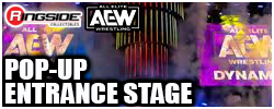 AEW Pop-Up Entrance Stage for Toy Wrestling Action Figures by Jazwares