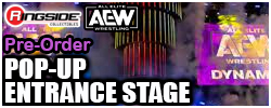 AEW Pop Up Entrance Stage for Toy Wrestling Action Figures by Jazwares