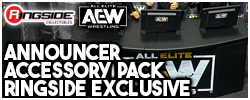AEW Annoucer Accessories Pack - Ringside Exclusive by Jazwares