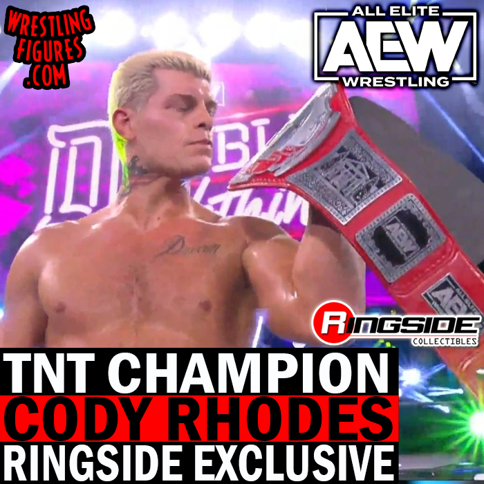 WWE Cody Rhodes Bruised Action Figure - Ringside Exclusive Series 4 Collectible Wrestling Toy