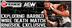 Exploding Barbed Wire Death Match AEW Ringside Exclusive Toy Wrestling Action Figures by Jazwares