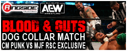 Blood & Guts Dog Collar Match Exclusvie - CM Punk vs MJF AEW Toy Wrestling Action Figures by Jazwares