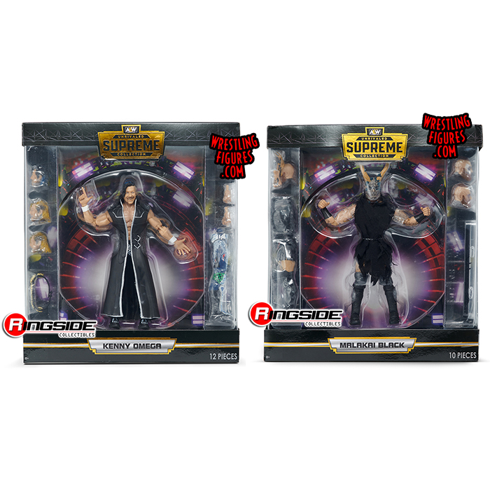 Kenny Omega & Hangman Adam Page - AEW 2-Pack Toy Wrestling Action Figures  by Jazwares!