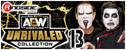 AEW Unrivaled 13 Toy Wrestling Action Figures by Jazwares